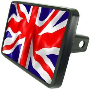 British Flag Custom Hitch Plug for 1 1/4 receiver from Redeye 