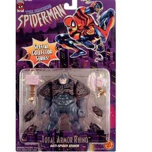  SPIDER MAN SPECIAL COLLECTOR SERIES:TOTAL ARMOR RHINO: Toys & Games