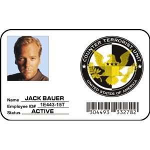  CTU Badge Jack Bauer TV Show Prop