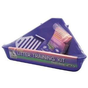 Rabbit Litter Training Kit with Pan   Colors Vary (Quantity of 3)