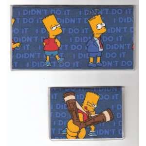   Checkbook Cover Debit Set The Simpsons Bart Simpson: Everything Else