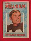 1971 Bill Nelson Cleveland Browns Football Topps Mini Pinups Poster 