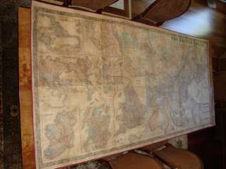 Rare1875 Tremaines Wall Map British Colonies. 7 X 4  