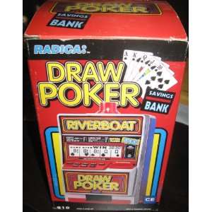   DRAW POKER   Electronic Automatic Jackpot Slot Machine Toys & Games