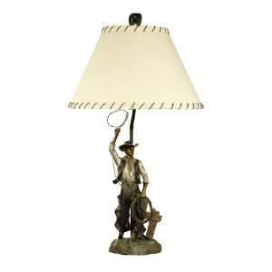 Cowboy with Lasso Table Lamp