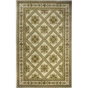   Geometric Flowers Transitional 53 x 8 Rug (MA 11)