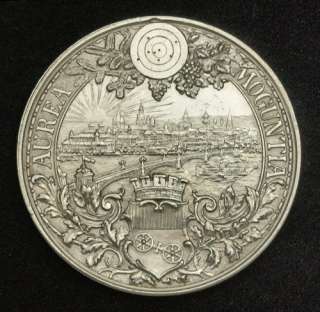1894, Germany, Mainz City. Beautiful Silver Shooting Thaler Medal. R 