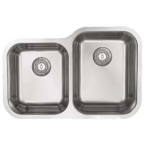  Schon SC201R10 Large and Medium Double Right Bowl Kitchen Sink 