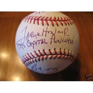 Frank Howard Signed Baseball   W ALL HIS STATS:  Sports 