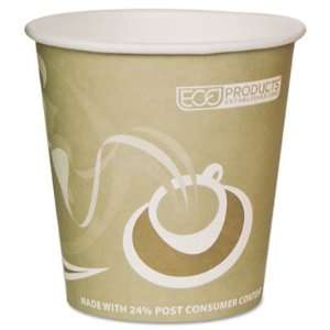   24% PCF Hot Drink Cups, 10 oz., Tan, 1000/Carton: Office Products