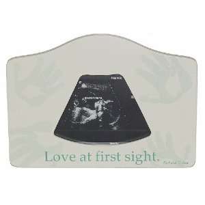   by Ellyn Ultrasound Picture Frame   Love at First Sight (Mint) Baby