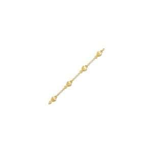  ZALES Puffed Heart Line Bracelet in 14K Gold gold brac 