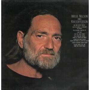  SINGS KRISTOFFERSON LP (VINYL) UK CBS 1979 WILLIE NELSON 