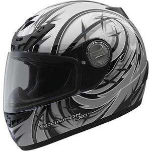  Scorpion EXO 400 Sting Helmet   X Small/Silver Automotive