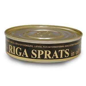 Smoked Riga Sprats in Oil ( 5.6 oz )  Grocery & Gourmet 