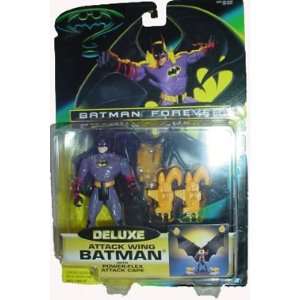   Deluxe Attack Wing Batman with Power Flex Attack Cape Toys & Games