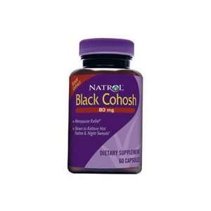  Natrol Black Cohosh, 80 mg  30 Units 60 caps Health 
