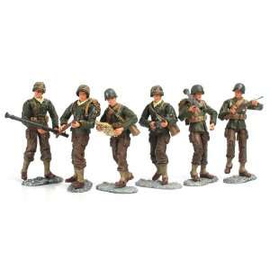  118th Scale Bravo Team U.S. WWII Soldiers (Set of 6 