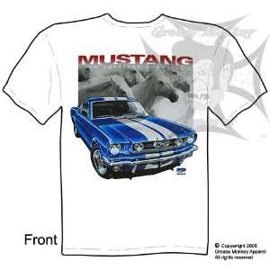  1966 GT Ford Mustang, Muscle Car T Shirt, New, Ships within 24 hours