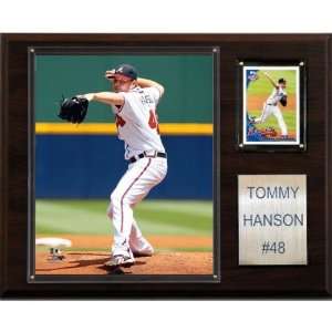  MLB Tommy Hanson Atlanta Braves Player Plaque: Home 