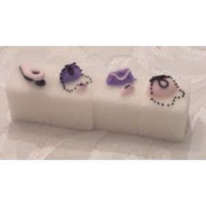 Purses & Shoes Decorated Sugar Cubes:  Grocery & Gourmet 