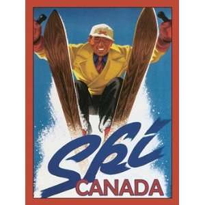  Ski Canada Metal Sign: Travel Decor Wall Accent: Home 
