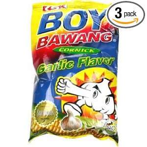 packs Boy Bawang, Cornick, Garlic Flavor 100g Ea  