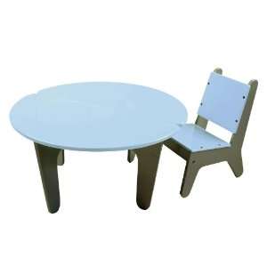  BB2 Table & Chair Set in Ozone Blue: Home & Kitchen