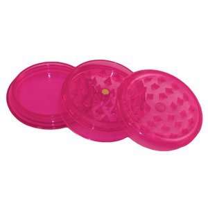   : Pink 3 Piece Magnetic Acrylic Herb Grinder: Health & Personal Care
