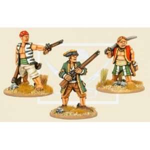  Crusader Miniatures   Pirates Sea Scum (3) Toys & Games