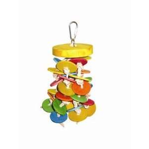  Happy Beaks Wood Wafers Bird Toy: Pet Supplies