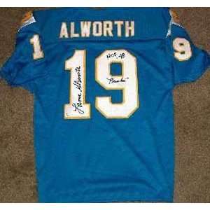  Lance Alworth Autographed Jersey