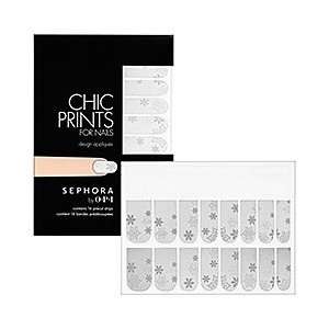  Sephora by O.P.I Chic Prints for Nails Snowflakes Beauty