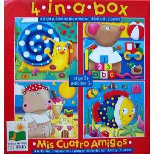  4 in a Box (Mis Cuatro Amigos) Puzzles Toys & Games