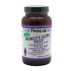  TwinLab Womens Ultra Daily 120 Caps Multi Vitamin Dietary 