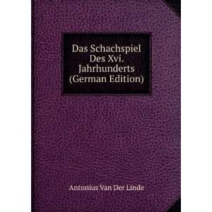  Edition) Antonius Van Der Linde 9785877502543  Books