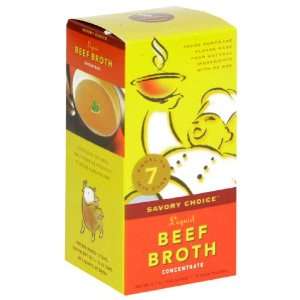  Savory Choice, Broth Liq Cncntrt Beef, 5.1 OZ (Pack of 12 