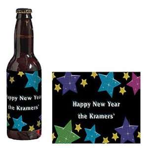  Stars Personalized Beer Bottle Labels   Qty 12: Health 
