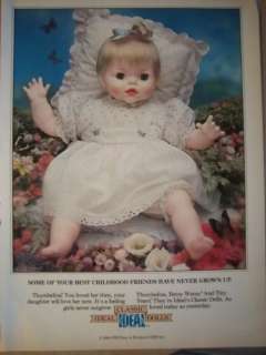 1984 Ideal THUMBELINA Baby Doll Toy Ad  