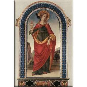   St Lucy 11x16 Streched Canvas Art by Lippi, Filippino
