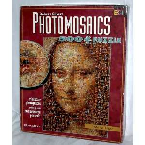  Buffalo Games Mona Lisa Photomosaic 513 Piece Puzzle   554 