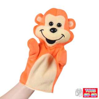 Orange Monkey Puppet,Plush Baby Toy,Party Favours,PU022  