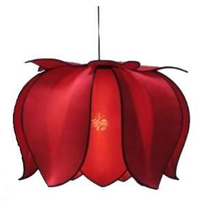  Hanging Blooming Lotus 3 foot   Red
