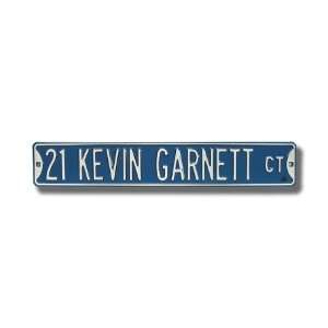 21 Kevin Garnett Court Ct Sign 6 x 36 NBA Basketball Street Sign 