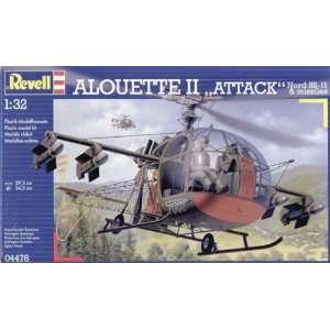  Alouette II Attack Helicopter w/Nord SS11 Missiles 1 32 