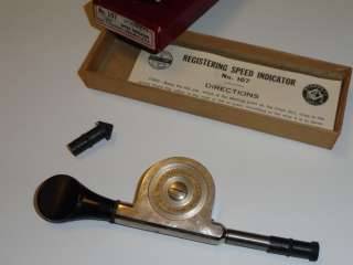   .107 Registering Speed Indicator NEW 1950s Machinist Tool NOS  