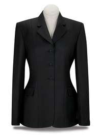   Classic Devon Show Coat Black Tonal Plaid CLOSEOUT Regular $142  