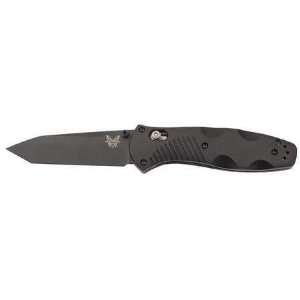  BENCHMADE 583BK Folding Knife,Fine,Tanto,Black,3 5/8 In 