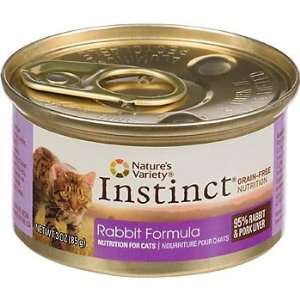   Instinct Grain Free Rabbit Canned Cat Food, Case of 24: Pet Supplies