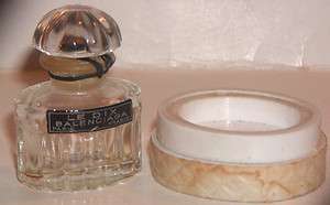 Vintage Balenciaga LE DIX Mini Perfume Bottle Glass Stopper  